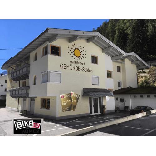 Appartement Gehörde-Sölden inklusive Summercard