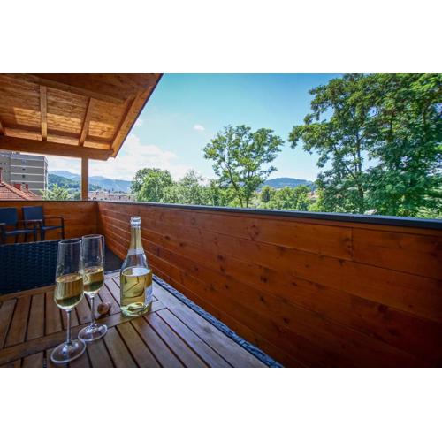 AusZeit Steiraland Penthouse 9 mit großen Balkon und Parkplatz