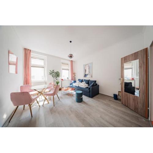 Blue and Pink Oasis Cozy Designer Retreat