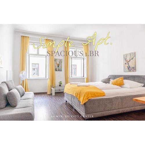 Central 1BR Apt Ideal for Longstays up to 3P