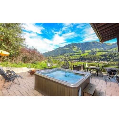 Chalet Moralee Kitzbühel, Whirlpool & Alpenblick