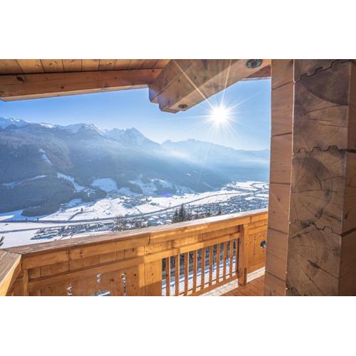 Chalet Obenland Panorama Aussicht Kitzbühler Alpen