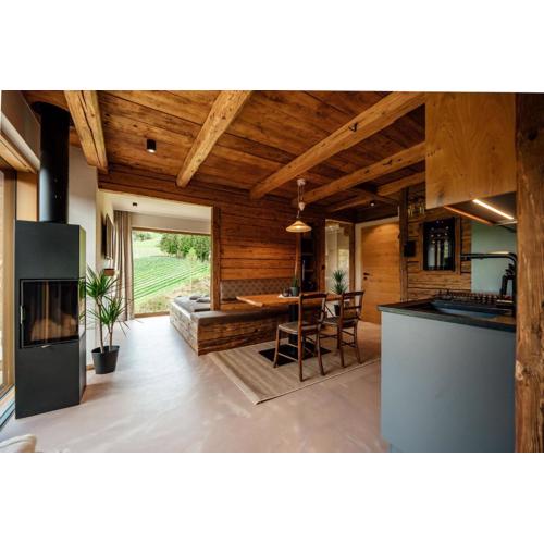 Chalet "Troadkostn" mit finnischer Panoramasauna & Edelstahl Hot Tub