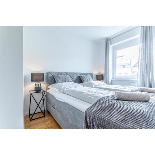 Chic 1BR and 1LR Apt in Central Vienna