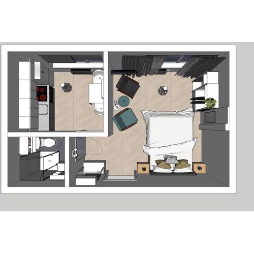 City Apartment Rudolf 26m2