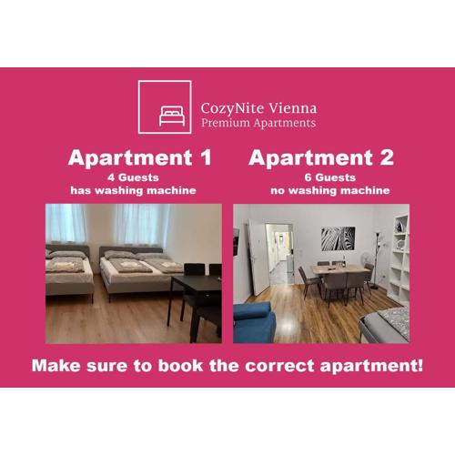 CozyNite Premium Apartment Hauptbahnhof 1+2