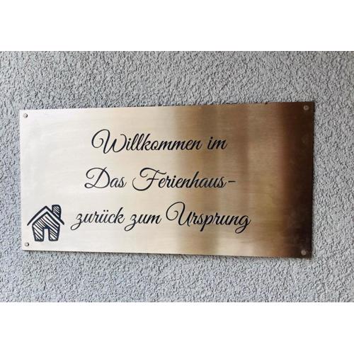 Das Ferienhaus-zurück zum Ursprung