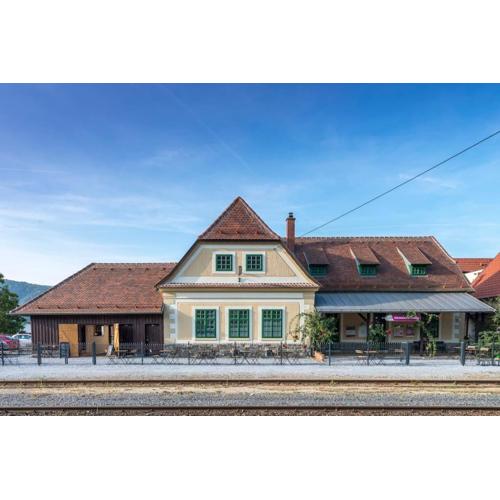 Familienurlaub im Bahnhof Dürnstein