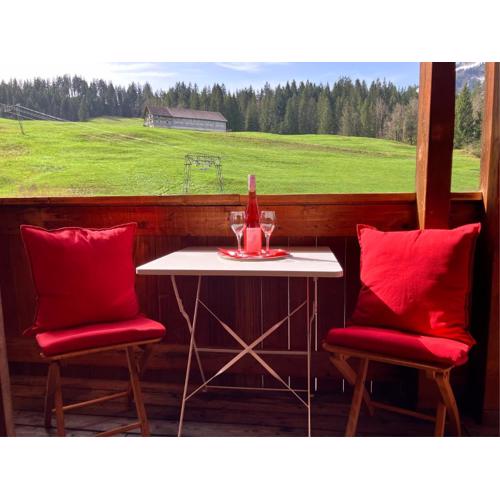 Ferienwohnung Bergblick am Rande der Wildnis