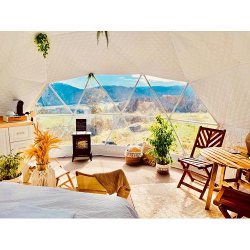 Glamping Hohe Wand - Kuppelzelt mit Whirlpool & Panoramafenster