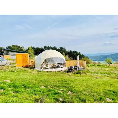 Glamping Hohe Wand - Zelt mit Sternenfenster und Whirlpool