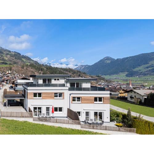 H19 - Modernes Ferienhaus 145qm, 3SZ, Wellnessbereich mit Sauna und Dachterrasse mit Panoramablick, Kühlen und Heizen mit Geothermie