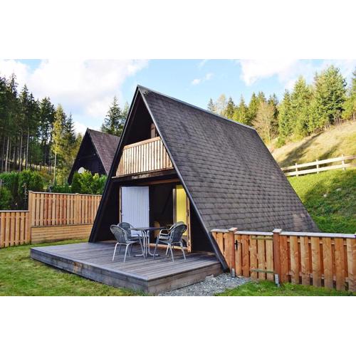 Hut near Lake Traboch and Eisenerz Alps