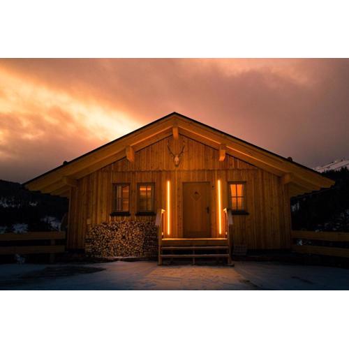 Jagdhütte mit Kaminofen und Sauna