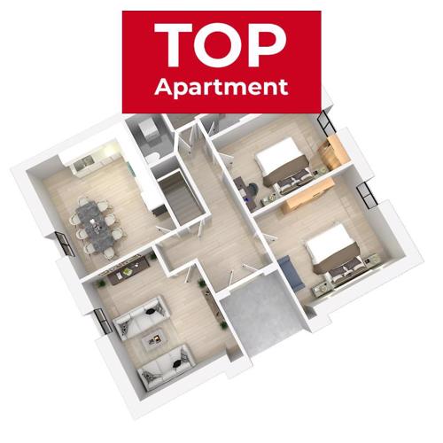Komplette Wohnung Nähe Autobahn - Apartment 1