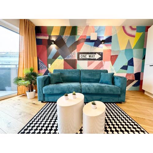 Kreative Wohnung mit Balkon