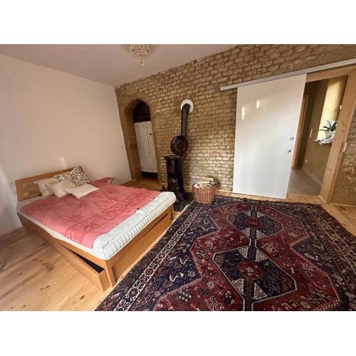 Living unit with garden access