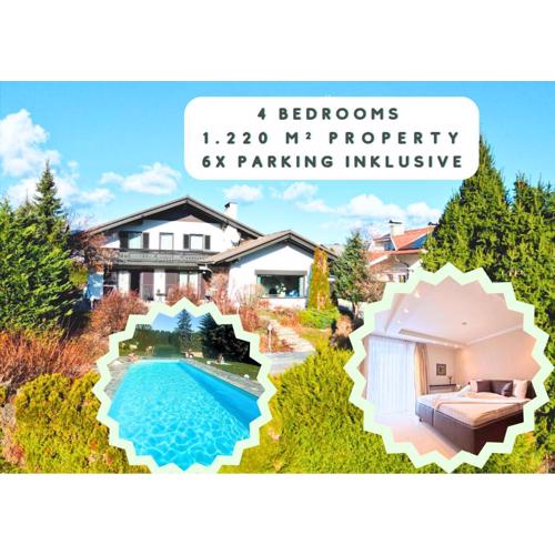 Luxury 4BR Villa Velden Pool Grill