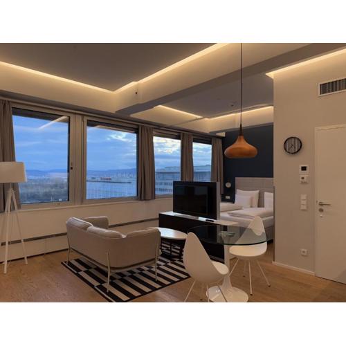 Luxury City Apartment with Skyline View