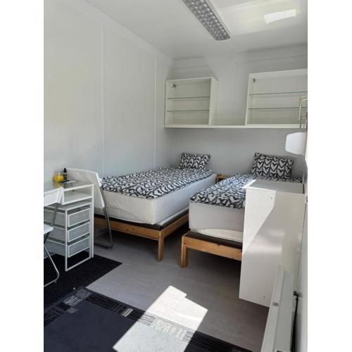 Möbilierter Wohncontainer für bis zu 2 Personen in der Gemeinde Rutzenham