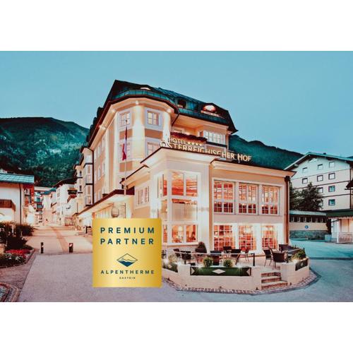 Österreichischer Hof-im Bademantel direkt in die Alpentherme