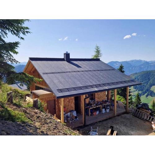 Panoramic hut in the ski area