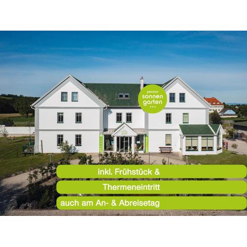 Pension Sonnengarten & Therme included - auch am An- & Abreisetag!