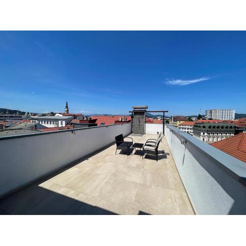 Penthouse mit Außendusche