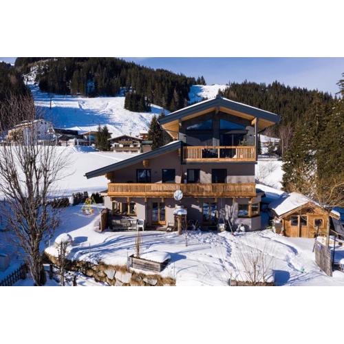 Ski in - Ski out Panoramaferienhaus Breitmoos neben Mittelstation