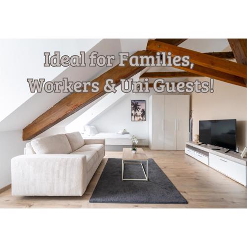 Spacious 7-Person Leoben Apartment - Ideal for Workers, Groups & Family