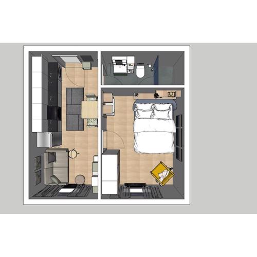 Studio Angelina im 3 OG 30 m²