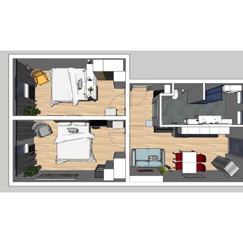 Studio Brunhilde - Messe Graz - 59 m²