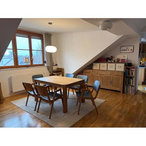 Top floor with city view