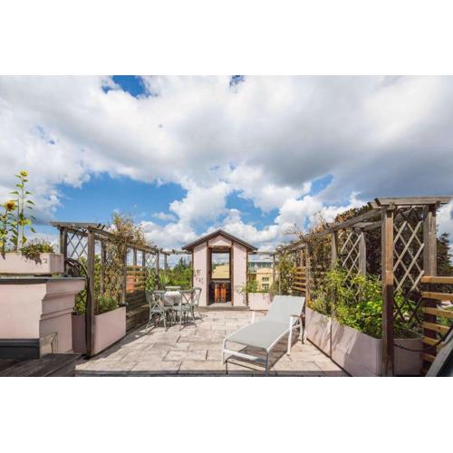 Whirlpool , Dachterrasse , Wienblick , zwei Etagen
